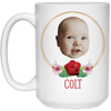 Your Child's Face On Mug - Rose