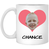 Your Child's Face On Mug - Heart