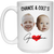 Your Child's Face On Mug - 2 Faces And Heart