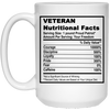 Veteran Nutritional Facts Mug