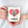 Your Child's Face On Mug - Heart